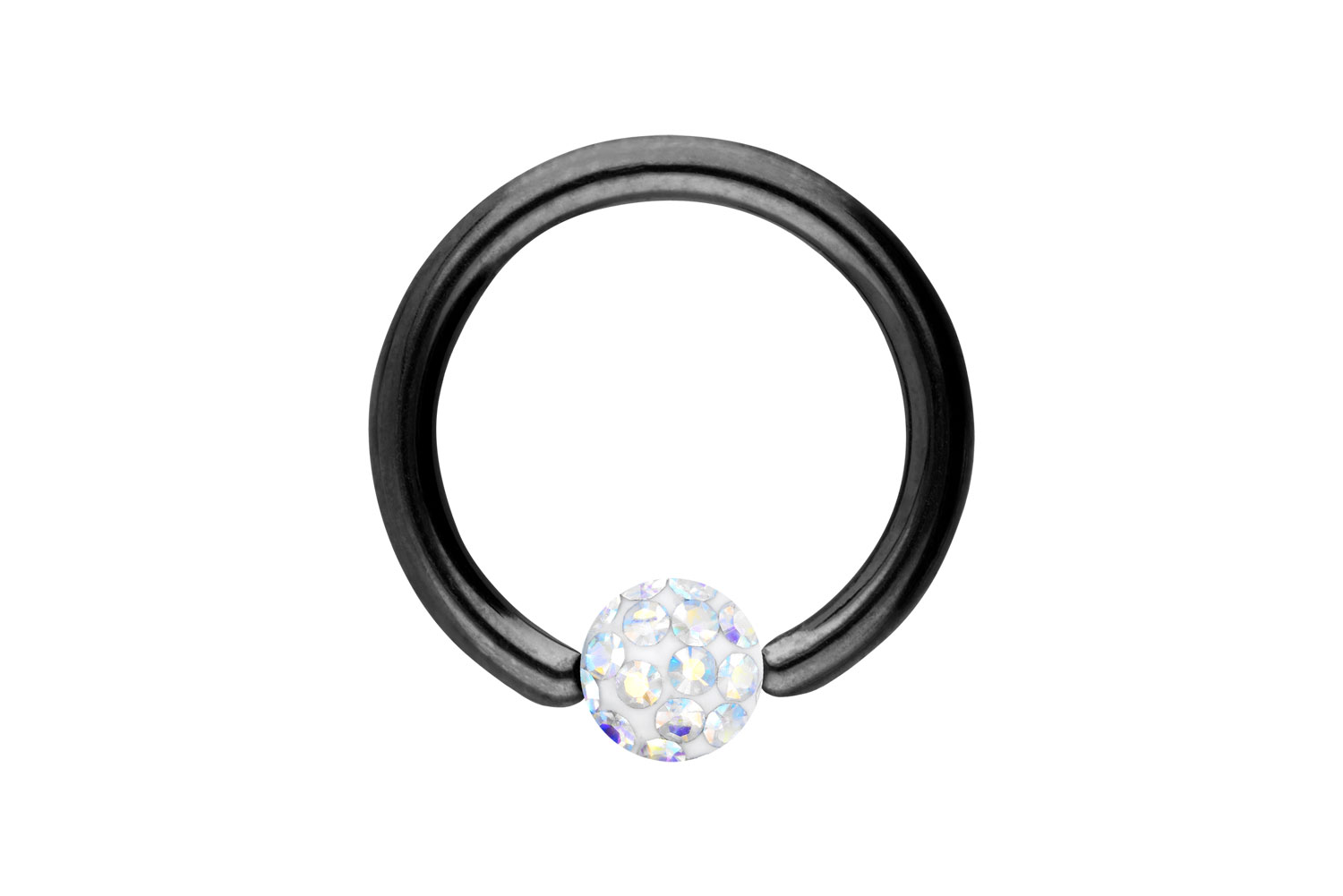 Chirurgenstahl Klemmkugelring Piercing EPOXY-KUGEL